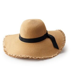 Women's LC Lauren Conrad Wide
Brim Straw Floppy Hat